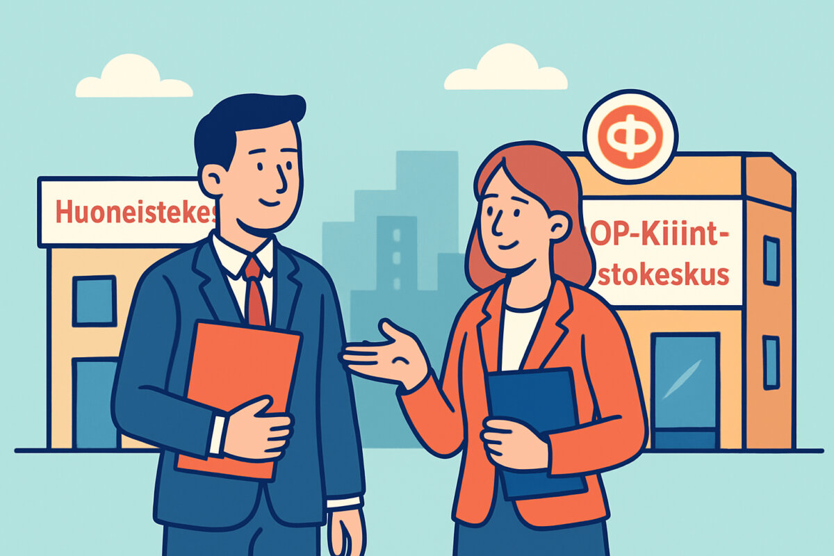 Huoneistokeskus ja OP-Kiinteistökeskus – toimistotyypit