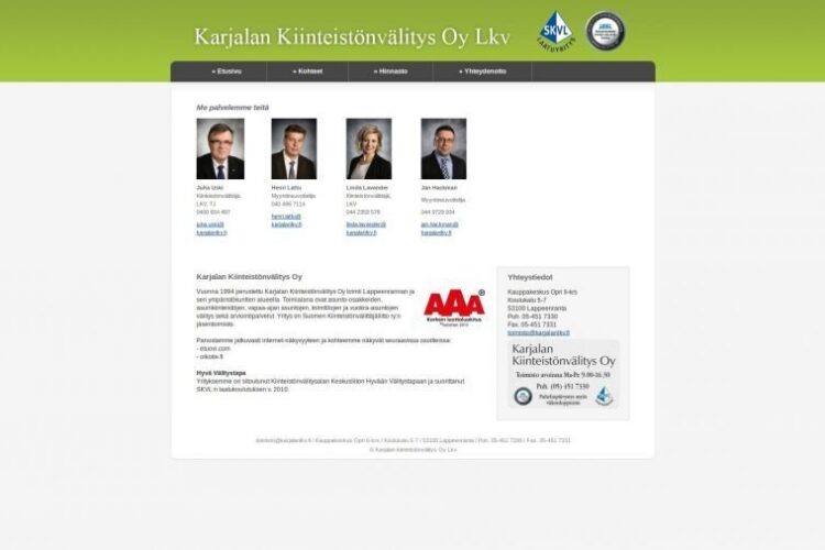 Karjalan Kiinteistönvälitys Oy LKV